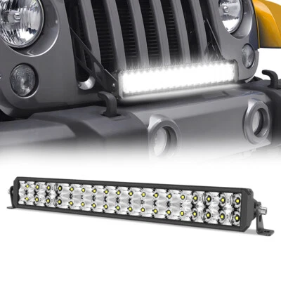 Bull Bar Push Bumper Grille Guard 20" LED Light Bar for 2009-2018 Dodge Ram 1500 - Image 1 of 4