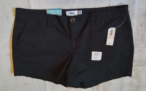 Old Navy Shorts Girls Size 8 Black Chino Style NWT - Picture 1 of 2