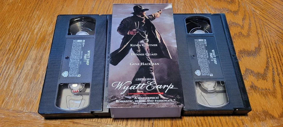 Wyatt Earp VHS 2 Tape Set - Image 1 of 1