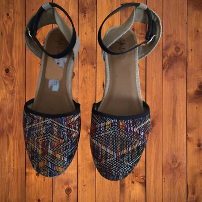 Женские сандалии Style & Co размер 8 М Mailena 3 дюйма на танкетке эспадрильи с ремешком на лодыжке - Изображение 1 из 4