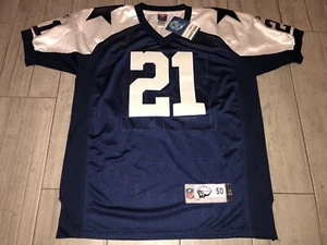Julius Jones #21 Dallas Cowboys Reebok Throwback Jersey Stitched Sz 50 *NWT* - Picture 1 of 12