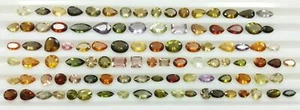 Lotto sfuso tormalina multicolore naturale Mozambico forma mista 101 pezzi 31,65 ct - Foto 1 di 6