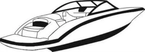 7.6oz BOAT COVER COBALT 276 W/O ARCH 2009-2012 - Picture 1 of 8