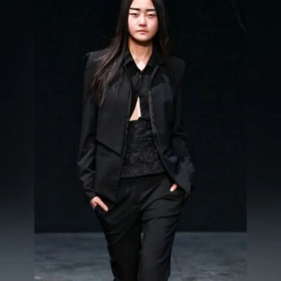 Kimberly Ovitz Black Blazer Size 4 - Vogue Ready to Wear - Image 1 of 4