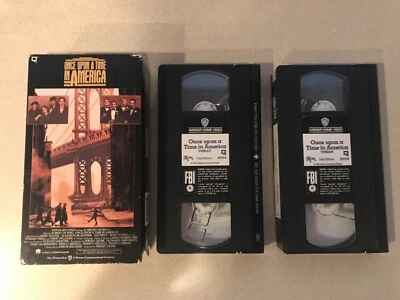 Once Upon a Time in America (VHS, 1987, 2 Tape Set) Robert De Niro, James Woods - Image 1 of 3