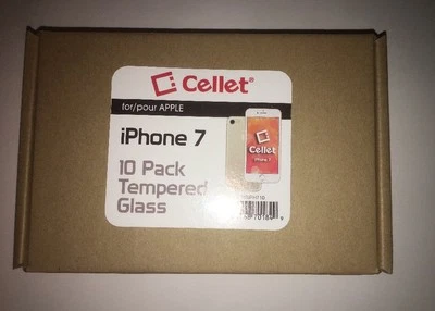 CELLET Premium Glass Screen Protector For Apple iPhone 8/7/6s/6, Pack Of 10 - Image 1 of 3