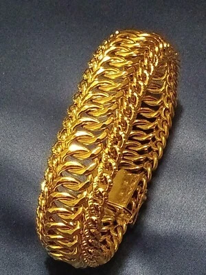 BRACELET GOURMETTE en OR 18 Carats 31,8g - Photo 1/4