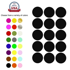 Etiquetas adhesivas permanentes 30 mm codificación de colores pegatinas sellos de invitación 1,18 pulgadas - Imagen 1 de 35