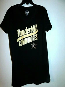 Vanderbilt Commodores Camicia con scollo a V per bambina 14/16, fili di rivalità 91 - Foto 1 di 1