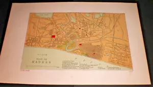 Antique colour map MADRAS 1879 from The Church Missionary Atlas - Picture 1 of 1
