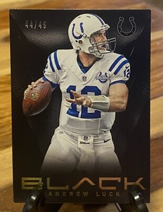 🔥RARE🔥Andrew Luck 2013 Panini Black #’d/49 Indianapolis Colts Autograph!