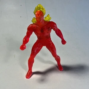 Marvel Human Torch 4" Tall Action Figure 1996 McDonalds Happy Meal EUC Vintage - Picture 1 of 9