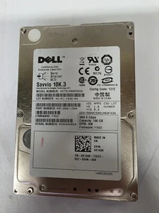 Dell 2.5" 146GB SAS Hard Drive, 10kRPM, 6GBps, ST9146803SS - Afbeelding 1 van 3