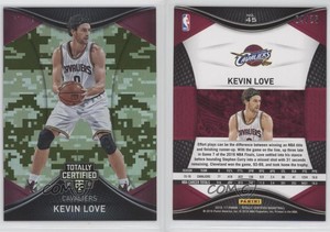 2016-17 Panini Totally Certified Camo /25 Kevin Love #45