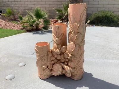 Unique Handcrafted Shell Candle Holders Vase Decor 12”X9” - Image 1 of 4