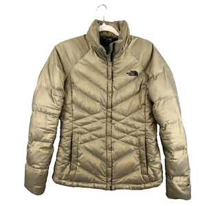 The North Face 550 giacca imbottita full zip oro donna S outdoor tempo libero-difetto - Foto 1 di 13