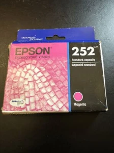 Genuine Epson 252 Magenta Ink WF3640 WF7610 WF7620 WF7110 WF7210 - Picture 1 of 2