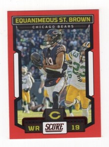 2023 PANINI SCORE FOOTBALL RED PARALLEL CARDS FROM #1-400 PICK YOUR PLAYER