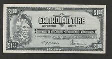 CANADIAN TIRE MONEY BILL - $1.00 ISSUE - CIRCULATED