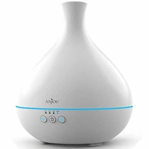 Anjou AD012 500ml Cool Mist Humidifier Aromatherapy Diffuser with Free Oil DI61 - Picture 1 of 20