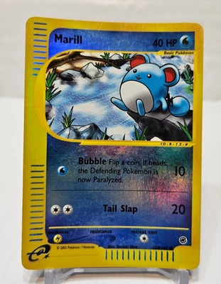 Marill 120/165 Reverse Holo Common Expedition Pokemon 201 - Image 1 of 4