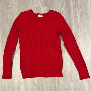 St. John's Bay Damen Pullover rot Rundhals Größe M - Bild 1 von 5