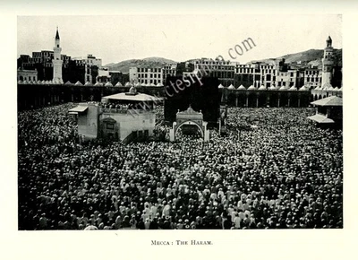 1913_WAVELL Pilgrim in MECCA Medina ISLAM Turkey SAUDI ARABIA Hejaz SANAA Yemen - Image 1 of 4