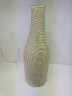 Antigua botella de cerámica Japón Saki Tokkuri 1800 arte y artesanía rural.  Leer Foto 1 de 4