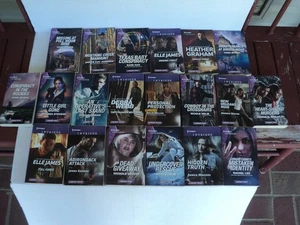Lot of 20 Harlequin Intrigue Romantic  Books Includes Large Print - Picture 1 of 6