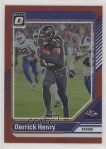 2024 Panini Donruss Optic Red Prizm /125 Derrick Henry #14 - Foto 1 di 4