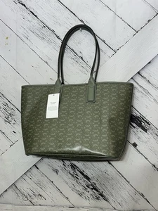 Bolso de Mano Michael Kors Jodie Grande Jacquard Verde Ejército Nuevo Con Etiquetas - Imagen 1 de 8