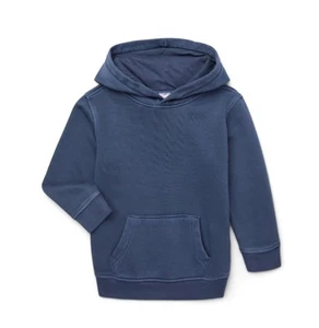 Wonder Nation Boy's Blue Long Sleeve Fleece Hoodie Kangaroo Pocket Size S NEW - Picture 1 of 5