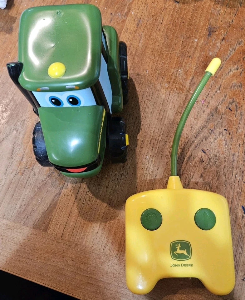 John Deere Johnny Tractor TOMY Remote Control Vehicle RC Toddler Tested Works! - Image 1 of 4