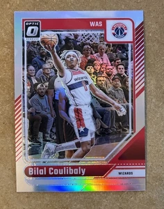 2024-25 Donruss Optic Bilal Coulibaly Silver Prizm #63 Washington Wizards - Bild 1 von 2