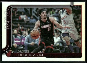 2025-26 Topps Jaime Jaquez Jr. 78 Miami Heat Holo Foil - Bild 1 von 2