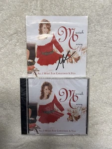 Mariah Carey Cd All I Want For Christmas Is You Single + Signed Insert - Sealed - Picture 1 of 2