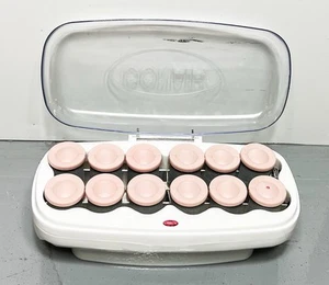 Conair Hot Rollers Curls and waves 1 1/2 Inch 12 Rollers W/ Clips Model CHV12XN - Picture 1 of 1