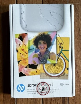HP Sprocket Select Portable Printer 2.3x3.4" Instant Photo Printer Eclipse New - Image 1 of 4