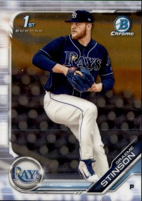 2019 BOWMAN DRAFT - CHROME 1ST GRAEME STINSON #BDC-116 - Image 1 of 2