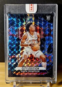 2023-24 Amen Thompson Panini Mosaic Genesis Prizm SSP Rookie RC Case Hit Sealed - Picture 1 of 5
