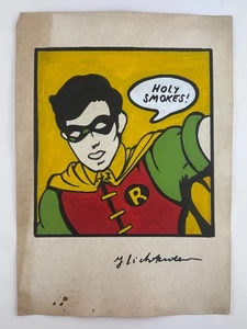 ROY LICHTENSTEIN COA art painting original drawing vintage paper signed stamped - Picture 1 of 3