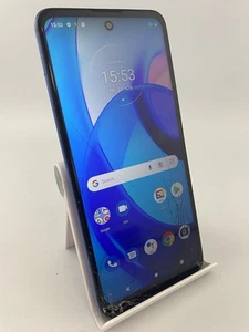 Motorola Moto E40 XT2159 Blue Unlocked 64GB 6.5" 48MP Android Smartphone Cracked - Picture 1 of 16
