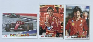 2024 Topps Paddock Pass F1 Lot x3 – Carlos Sainz #4 #34 #54 | Ferrari | NM - Foto 1 di 2