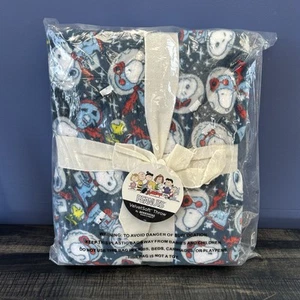Peanuts Berkshire Velvet Soft Throw Snoopy Woodstock "Twilight Navy" 55"x70" NEW - Picture 1 of 6