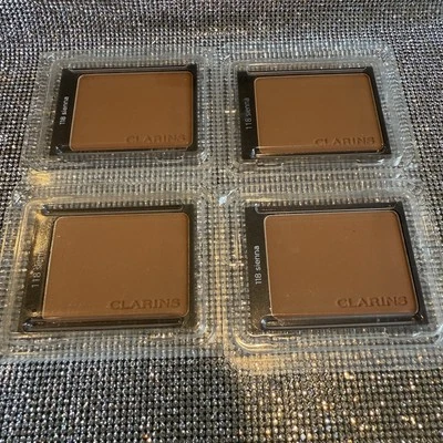 Clarins Compact Powder Refill – LOT OF 4 Shade 118 Sienna | Tester - Image 1 of 4