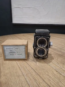 Sawyer's Mark IV TLR Camera Topcor f:6cm 1:2.8 With Auxiliary Lenses - Untested - Bild 1 von 9