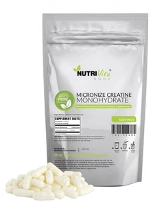 Monohidrato de creatina NVS 100 % 5000 mg (700 mg por cápsula) EE. UU. Envío gratuito - Imagen 1 de 2