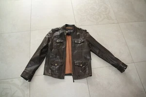 Tigha Lederjacke M Jacke braun - Bild 1 von 4