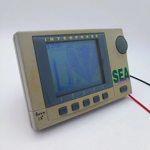 INTERPHASE Sea Scout Echo Fishfinder Marine Sonar Sounder w/ Suncover - Picture 1 of 17