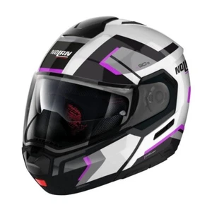 Nolan N90-3 Lighthouse Modular Helmet 49 White Pink Black Size XS - Picture 1 of 1